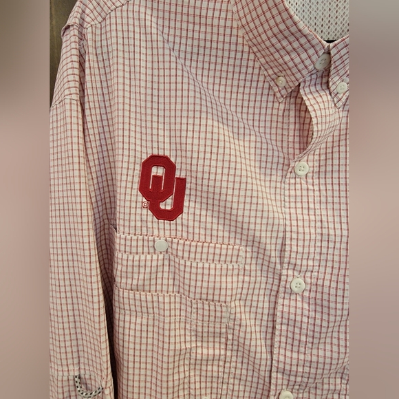 Men's PFG Super Tamiami Fishing Shirt. Embroidered OU - Picture 8 of 15